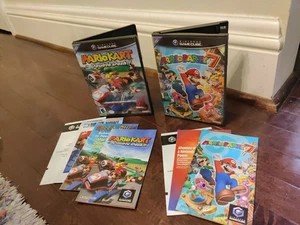 Mario Kart Double Dash, Mario Party 7 Nintendo GameCube CIB Original - Getestet - Bild 1 von 9