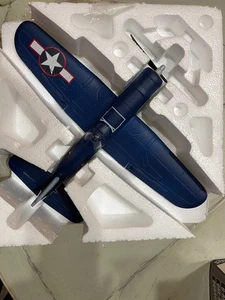 Vought F4U Corsair Volantex WWII Fighter 4 CH 2.4G RC Plane RTF w/3 Batteries! - Picture 1 of 13