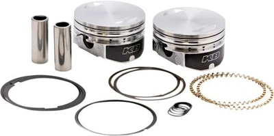 KB Performance Cast Piston Kit (88ci.) - .005in. Oversize to 3.755in., 10.5:1 Co - Image 1 of 4