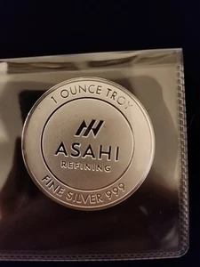 1 oz Silver Round Asahi Refining .999 Fine Silver - In Stock - Picture 1 of 2