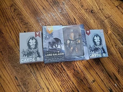 Figura Destiny Lord Saladin & His Wolfpack 2017 Bungie Big Shot + 2 x CAYDE-6 Foto 1 de 3