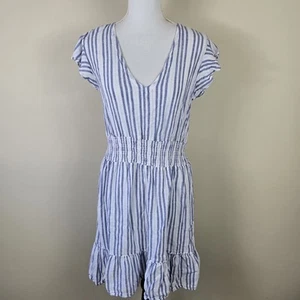 Rails Kleid Damen extra groß blau weiß gestreift tara blau Catalina Rüschen - Bild 1 von 17