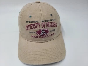 Vintage University of Arkansas Razorbacks Zephyr Strapback Adjustable Hat Cap - Picture 1 of 18