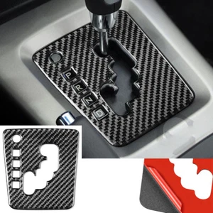 Carbon Fiber Console Gear Shift Indicator Panel Trim For Subaru Forester 2013-18 - Picture 1 of 12