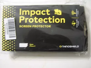 RHINOSHIELD IMPACT PROTECTION SCREEN PROTECTOR APPLE iPHONE X NEW IN PACK - Picture 1 of 2