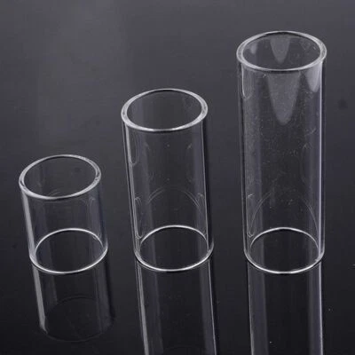 3Pcs Clear Glass Bottleneck Slide Set for Acoustic Electric Guitar Accessories - image 1 of 4