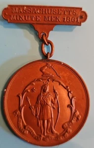 Medaglia bronzo uomo minuto Massachusetts Seargante Hiram O. Tillson Co K 3° Regt - Foto 1 di 9