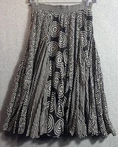 Unbranded Geometrical Maxi Skirt No Tags (M?) SEE MEASUREMENTS Dark Fairy Grunge - Picture 1 of 12