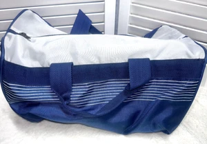 Vintage 80er Sasson blau Reise Overnight Soft Seesack Schultertasche Seesack - Bild 1 von 4