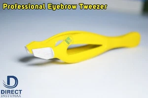 Eyebrow Tweezers Best Slant Tip Precision Hair Tweezer for Men & Women Pro - Picture 1 of 5