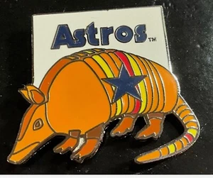 Houston Astros Logo Armadillo Collector  Pin - Picture 1 of 1