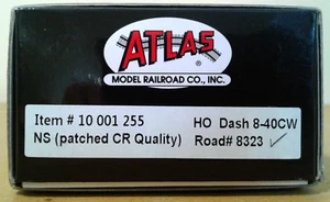 HO SCALE ATLAS GOLD GE DASH 8-40CW NORFOLK SOUTHERN EX. CONRAIL #8323 10001255 - Picture 1 of 4