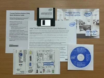 Intel Desktop Board BQ35J0 Reference Guides and Drivers & Software DVD & Floppy - Image 1 of 4