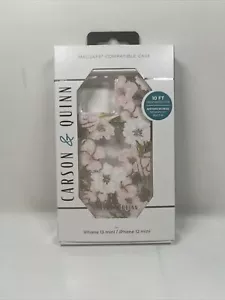 Funda Magsafe CARSON & QUINN para iPhone 12/13 Mini- Flor de Cerezo Floral Transparente - Imagen 1 de 2