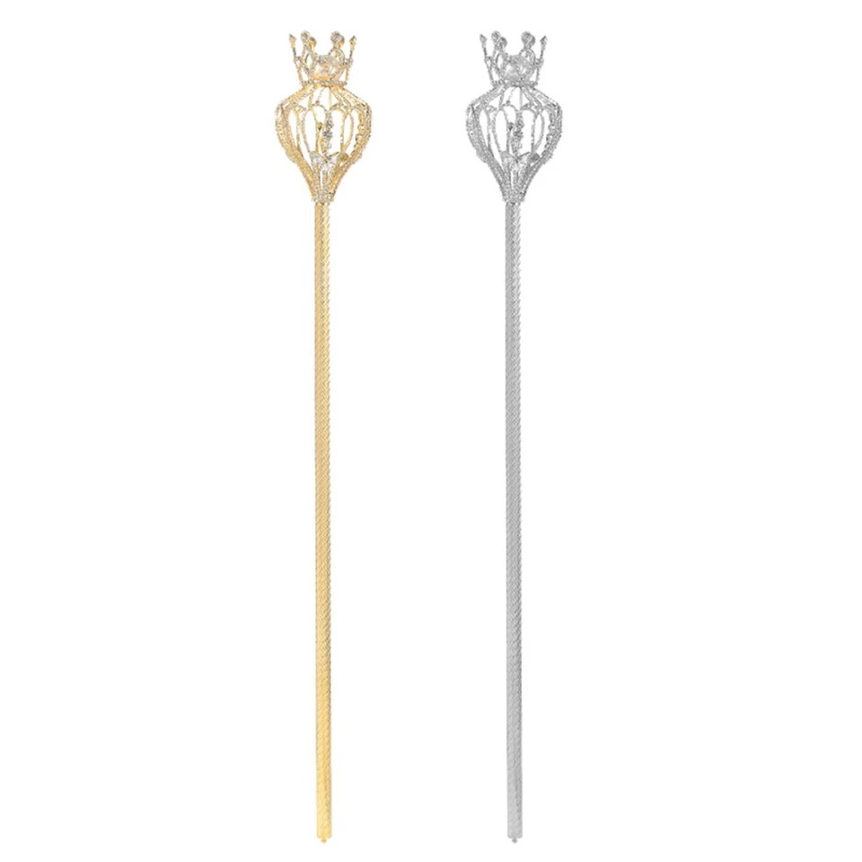 Bacchetta da spettacolo dello scettro della corona, Regina Cosplay, Costume - Immagine 1 di 1