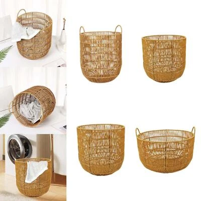 Wäschekorb, dekorativer Korb, Weidenkörbe für Spielzimmer, Zuhause, - Bild 1 von 2