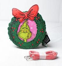 LoungeflyXDr.Suess Women's How The Grinch Stole Christmas Crossbody NC3 Green OS