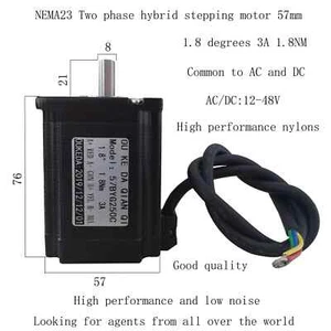 57 Stepper Motor 57BYG250C Shaft Diameter 8mm 1.8NM Two-phase Four-wire - Picture 1 of 7