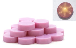 3,1-3,8gr 1 pieza zafiro estrella rosa #2 6 rayos Djeva laboratorio cultivado facetado áspero - Imagen 1 de 3