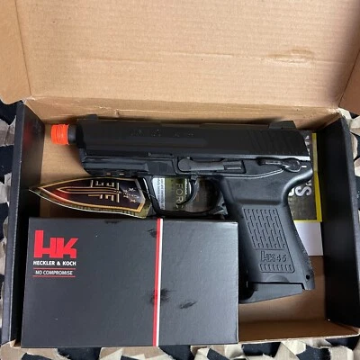 NEW H&K HK45CT Compact Gas Blowback Airsoft Pistol - Black (2275034) - Image 1 of 4