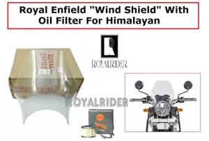 Royal Enfield ""Wind Shield"" with Himalayan Oil Filter - Picture 1 of 10