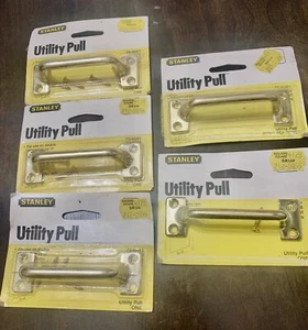 Stanley 75-6041 Brass Like Utility Door Pull Handle -New - Picture 1 of 4