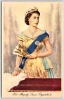 Queen Elizabeth Ii Rafael Tucks And Sons Vintage Unposted Postcard