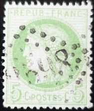 France Stamp Ceres N° 53 Green Yellow On Cerulean used Gc 2598 Nancy