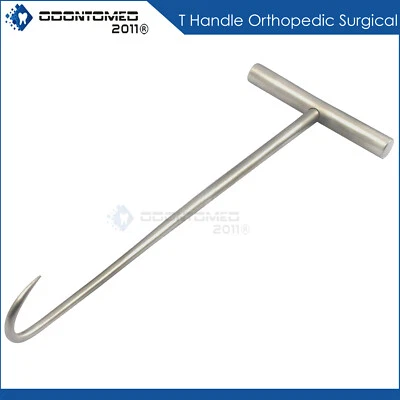 Bone Hook With T handle 8" Orthopedic Instruments new - Image 1 of 3