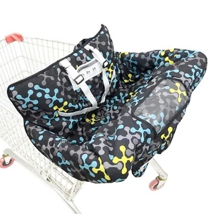 2-in-1 Baby Shopping Cart Cover Supermarket Grocery Cart Seat High Chair Cover - Picture 1 of 6