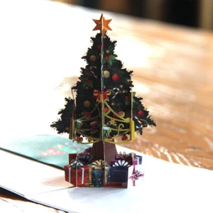 3D Pop up MERRY CHRISTMAS Seasonal Greeting Occasions Cards XMAS LOVE - Picture 1 of 30