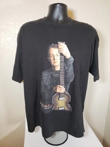 Vintage Paul McCartney Driving USA Tour 2002 Concert T-Shirt Black VTG Size XL - Picture 1 of 5