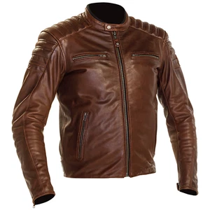 Richa Daytona 2 Leather Motorcycle Jacket - Brown - Picture 1 of 12