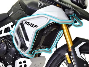 Defensa protector Heed TRIUMPH TIGER 900 (2024 - ) - superiores, plata - Imagen 1 de 6