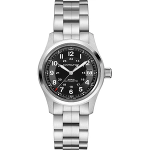 Hamilton Khaki Field Automatic 38mm Black Dial Steel Bracelet Watch H70455133 - Picture 1 of 1