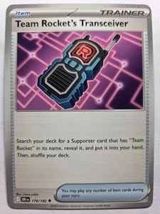 Team Rocket's Transceiver 178/182 DRI SV10: Destined Rivals Uncommon Normal NM P - Picture 1 of 2