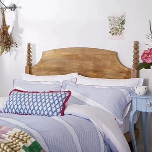 Joules Diagonal Clipped King Duvet Set, Blue. Brand New. Includes 2 Pillowcases - Picture 1 of 6