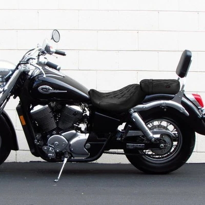 Comfortable Softer 2-Up Seat Pad For Honda Shadow Shadow ACE VT750C 1998-2003 Foto 1 de 4