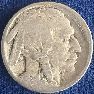 1924-S Buffalo Nickel • Good • Key Date • Unrestored Original - Picture 1 of 4