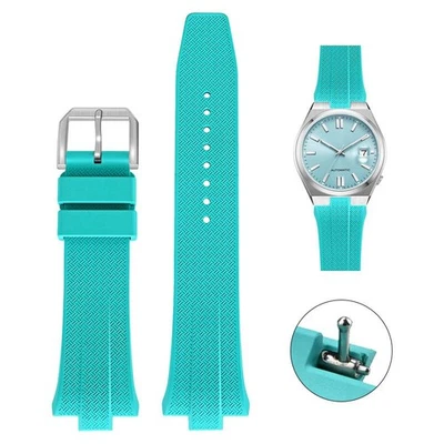 FKM Rubber Strap for Citizen NJ0150 NJ0151ME 9×26mm Convex Quick Release Band - Image 1 of 4