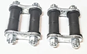 *NEW* 1928 - 1931 FORD MODEL "A" FRONT SPRING SHACKLE SET - POLYURETHANE - Picture 1 of 2