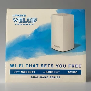 Linksys WHW01 Dual-Band Series VELOP AC1300 Whole Home Mesh Wi-Fi System - Picture 1 of 5