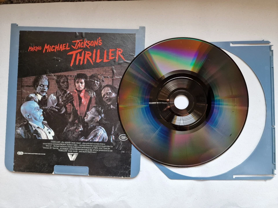 VIDEO-VINYL! Seltener Laserdisc-Vorgänger Making Michael Jackson's Thriller 1983 - Bild 1 von 4