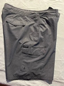 Zeroxposure Board Shorts Swim Trunk Men’s Size 3XL Gray Cargo Water Shorts - Picture 1 of 7