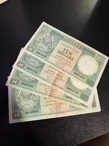 Billete de banco 1991 de diez dólares de Hong Kong de 10 HKD CIR (un billete) leer descripción - Imagen 1 de 2