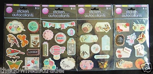 36pc 3-Dimension 3-D Stickers Nature Bird Butterfly Celebrate Enjoy Life & Love - Picture 1 of 5