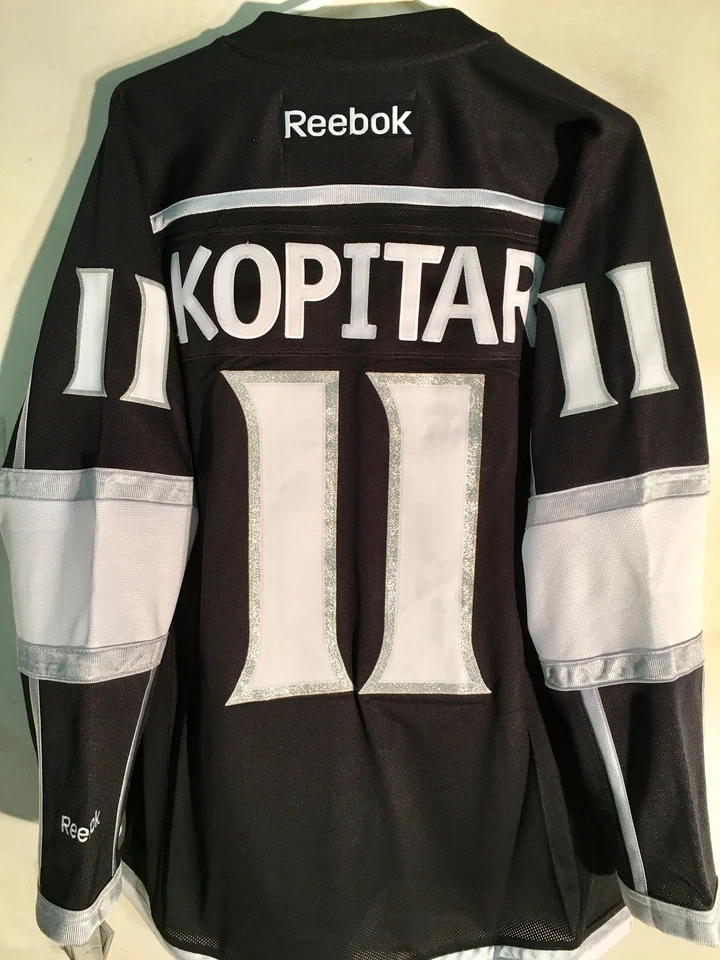 Camiseta Reebok Premier NHL Los Angeles Kings Anze Kopitar Negra talla 2X Foto 1 de 1