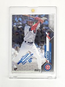 AUTO ROOKIE 2020 Topps Chrome Robel Garcia RC CHICAGO CUBS BASEBALL ⚾️ MINT 