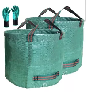 Professional 2-Pack 137 Gallon Yard Lawn Garden Bags Big (D34, H34 Inches) Yard - Afbeelding 1 van 4