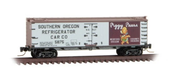 MICRO TRAINS (Z) 518 00 851 MT&LC "PIGGY PEARS" REEFER - NEW - Image 1 of 1